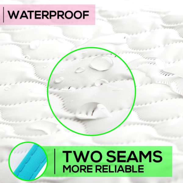 Portable Changing Pad for Home & Travel – Waterproof Reusable Extra Large Size 31.5 x23.6'' Baby Changing Mat with Reinforced Double Seams   Change Diaper On The Go   Unisex Boys&Girls - Image 2