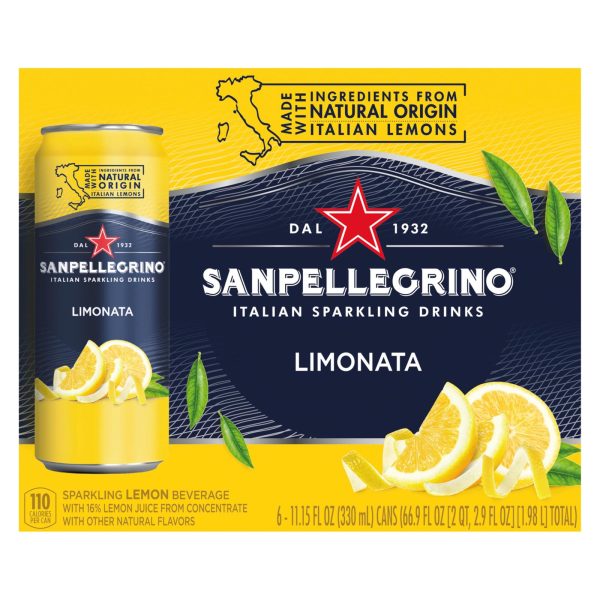 San Pellegrino - Sparkling Beverage Limonata - Case of 4-6/11.15Z - Image 3