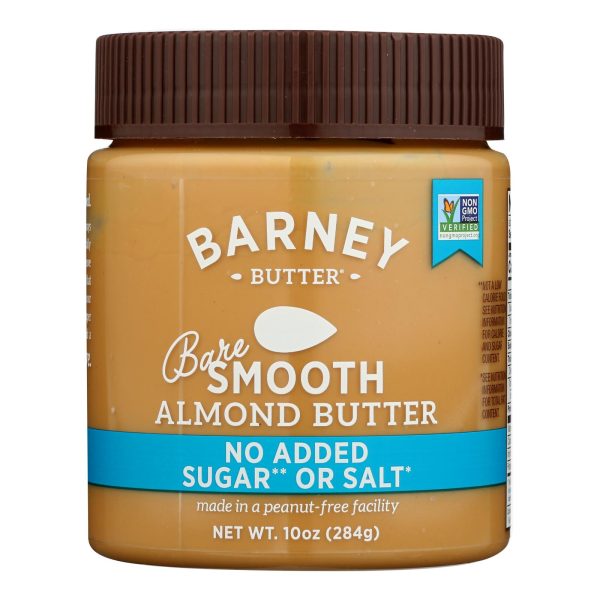 Barney Butter - Almond Butter - Bare Smooth - Case of 6 - 10 oz. - Image 2