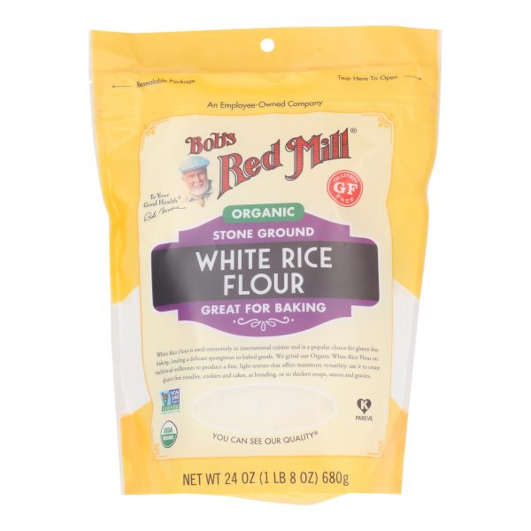 Bob's Red Mill - Flour White Rice - Case of 4 - 24 OZ - Image 2