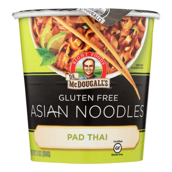 Dr. McDougall's Pad Thai Asian Noodles - Case of 6 - 2 oz. - Image 2