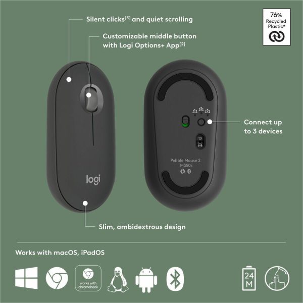 Logitech Pebble 2 M350s Mouse - Image 6