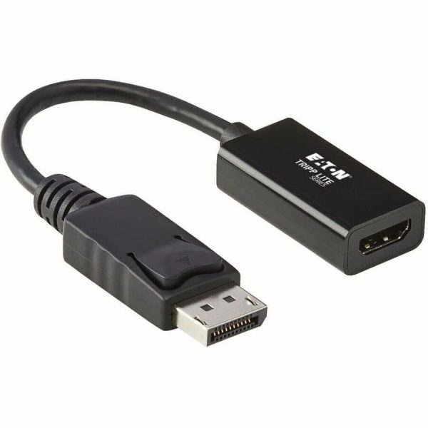 Eaton Tripp Lite Series DisplayPort to HDMI Active Adapter (M/F), Latching Connector, 4K 60 Hz, DP1.2, HDCP 2.2,Black, 6 in. - Image 8