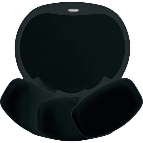 Fellowes® Easy Glide Gel Mouse Pad Wrist Rest - Black (93730) - Image 2