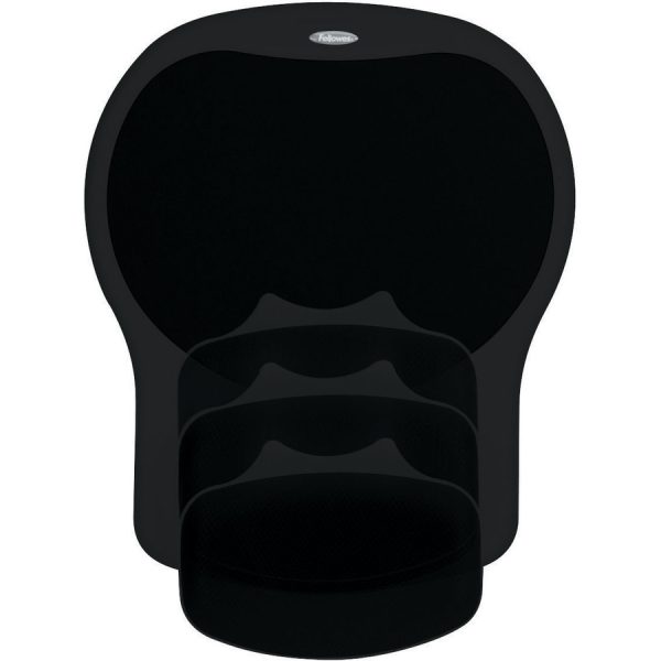 Fellowes® Easy Glide Gel Mouse Pad Wrist Rest - Black (93730) - Image 4