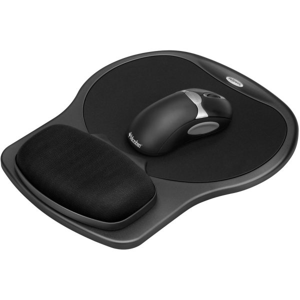 Fellowes® Easy Glide Gel Mouse Pad Wrist Rest - Black (93730) - Image 5