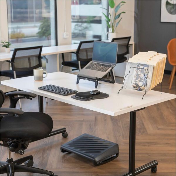 Fellowes® Easy Glide Gel Mouse Pad Wrist Rest - Black (93730) - Image 7