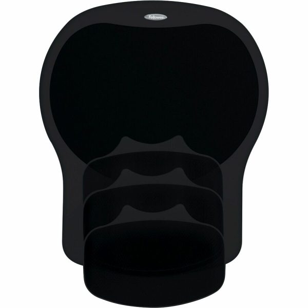 Fellowes® Easy Glide Gel Mouse Pad Wrist Rest - Black (93730) - Image 8