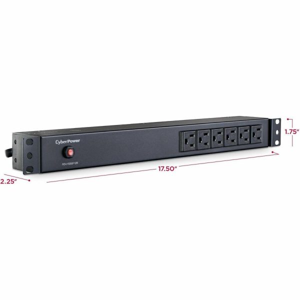 CyberPower PDU15B6F12R 100 - 125 VAC 15A Basic PDU - Image 3