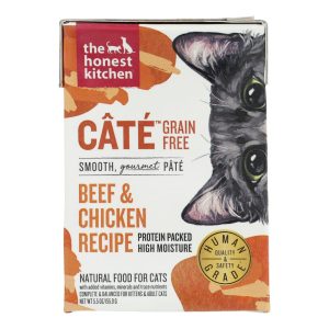 The Honest Kitchen - Cat Fd Green Fr Bf&chkn Pte - Case of 12-5.5 OZ