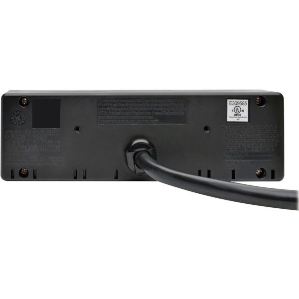 Eaton Tripp Lite Series Protect It! 3-Outlet Surge Protector with Mounting Brackets, 10 ft. Cord, 510 Joules, 2 USB Charging Ports, Black Housing - Image 7