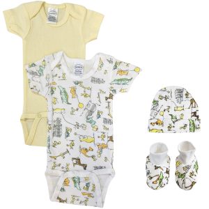 Unisex Newborn Baby 4 Pc  Sets Nc_0560