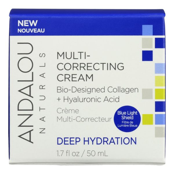 Andalou Naturals - Cream Dp Hyd Mlt Crrcting - 1 Each-1.7 FZ