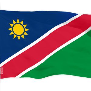 G128 Namibia Namibian Flag | 3x5 Ft | LiteWeave Pro Series Printed 150D Polyester | Country Flag, Indoor/Outdoor, Vibrant Colors, Brass Grommets, Thicker and More Durable Than 100D 75D Polyester