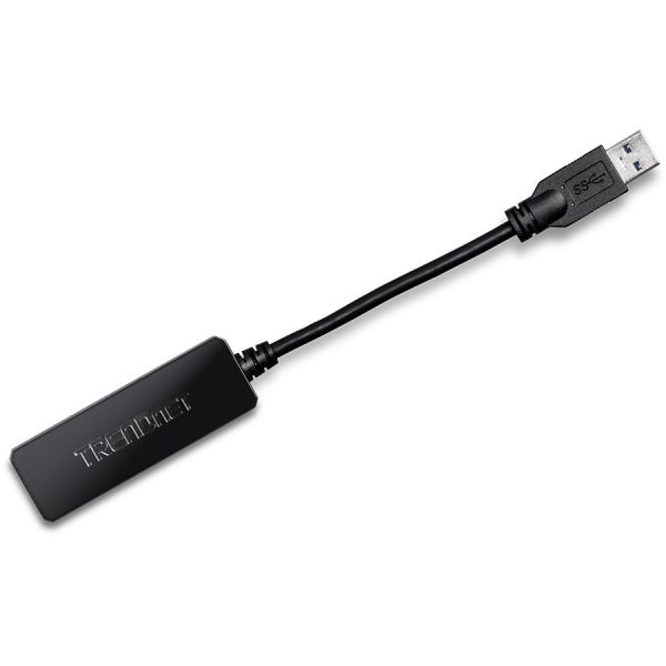 TRENDnet USB 3.0 To Gigabit Ethernet Adapter, Full Duplex 2Gbps Ethernet Speeds, Up To 1Gbps, USB-A, Windows & Mac Compatibility, USB Powered, Simple Setup, Black, TU3-ETG - Image 3