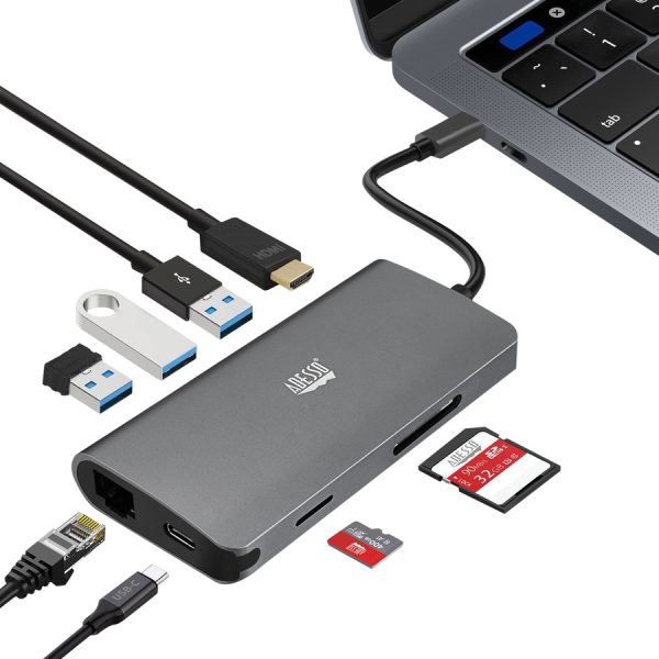 Adesso 8-in-1 USB-C Multi-Port Docking Station (TAA Compliant) - Image 8