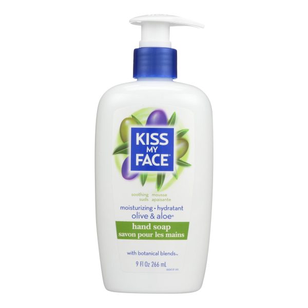 Kiss My Face Moisture Soap Olive And Aloe - 9 fl oz - Image 2