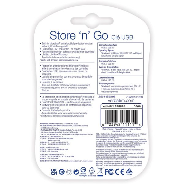 128GB Store 'n' Go® USB Flash Drive - Red - Image 10