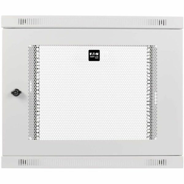 Eaton Tripp Lite Series SmartRack 9U Low-Profile Switch-Depth-Plus Wall-Mount Mini Rack Enclosure, White - Image 3