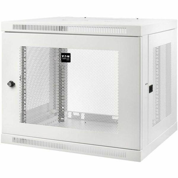 Eaton Tripp Lite Series SmartRack 9U Low-Profile Switch-Depth-Plus Wall-Mount Mini Rack Enclosure, White - Image 8