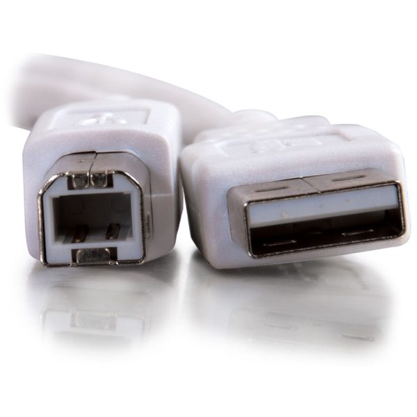 C2G 2m USB Cable - USB A to USB B Cable - Image 4