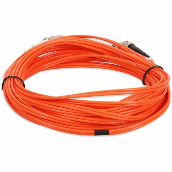 AddOn 3m LC (Male) to ST (Male) Orange OM1 Duplex Fiber OFNR (Riser-Rated) Patch Cable - Image 4