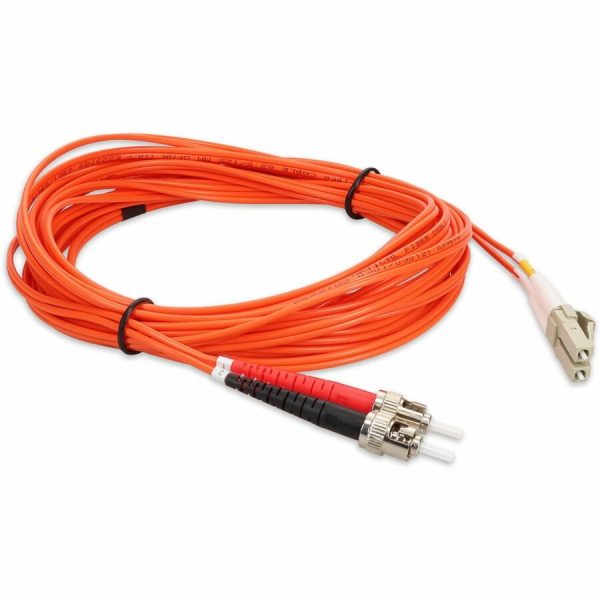 AddOn 3m LC (Male) to ST (Male) Orange OM1 Duplex Fiber OFNR (Riser-Rated) Patch Cable - Image 7