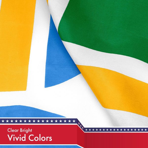 Portland City Flag 3x5 Ft 3-Pack 150D Printed Polyester By G128 - Image 3