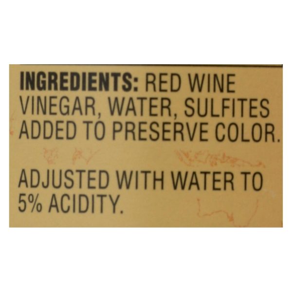 Reese Vinegar - Red Wine - Case of 6 - 12.7 fl oz - Image 2