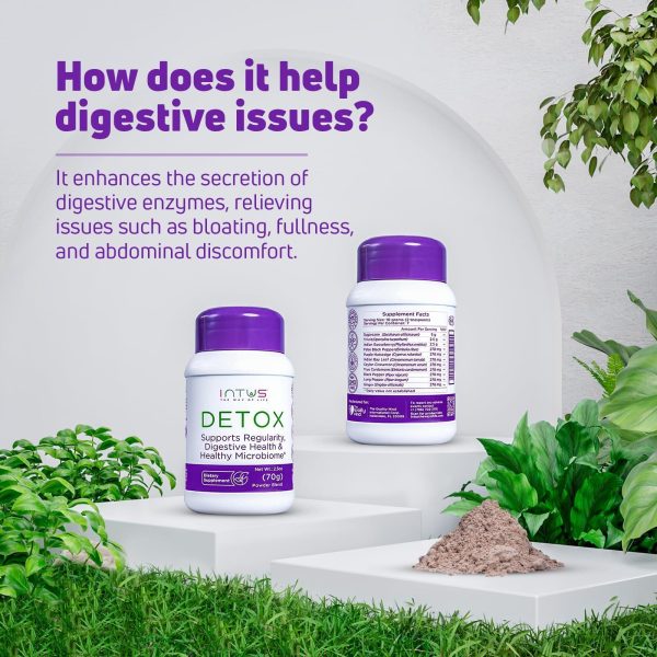 Intus Detox | Colon Cleanse and Liver Detox for Digestive Health | Ayurvedic Herbal Supplement to Support Gut Health Chronic Constipation Improve Digestion and Provide Bloating Relief | 2.5 oz - Image 6