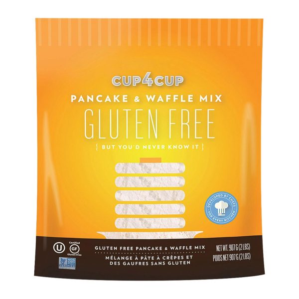 Cup 4 Cup - Gluten Free Baking Mix - Pancake & Waffle - Case of 6 - 2 lb. - Image 2