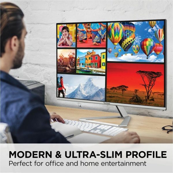 ViewSonic VX2776-4K-MHDU 27 Inch 4K UHD IPS Monitor, 65W USB C, HDR10 Content Support, Thin Bezels, HDMI and DisplayPort - Image 4
