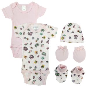 Newborn Baby Girl 5 Pc  Sets Nc_0596