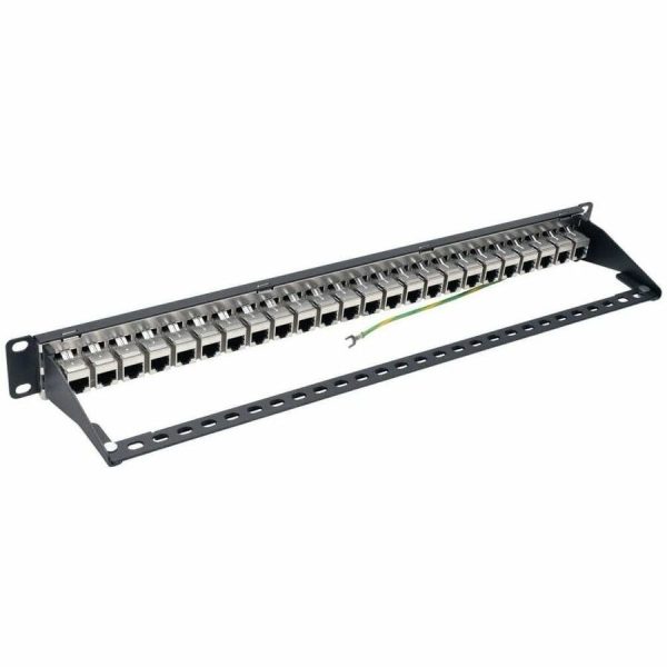 Eaton Tripp Lite Series 24-Port 1U Rack-Mount STP Shielded Cat6a Feedthrough Patch Panel, RJ45 Ethernet, TAA - Image 4