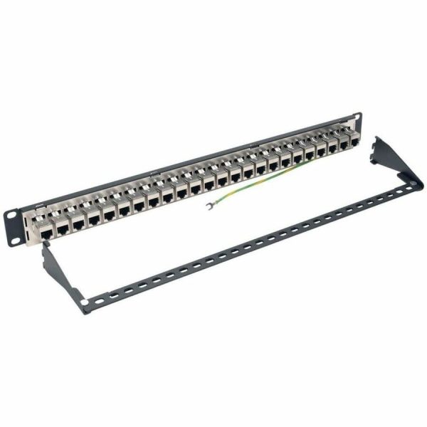 Eaton Tripp Lite Series 24-Port 1U Rack-Mount STP Shielded Cat6a Feedthrough Patch Panel, RJ45 Ethernet, TAA - Image 5