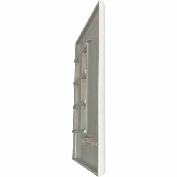 Eaton Tripp Lite Series Safe-IT 6-Port Single-Gang Keystone Wall Plate, Antibacterial, Ivory Matte, TAA - Image 4