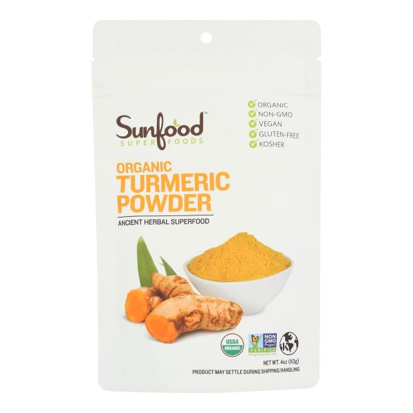 Sunfood - Turmeric Powder - 1 Each -4 OZ