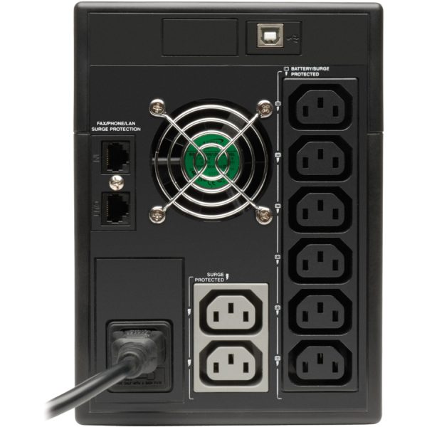 Eaton Tripp Lite Series SmartPro 230V 1.5kVA 900W Line-Interactive UPS, Tower, LCD, USB, 8 Outlets - Image 5