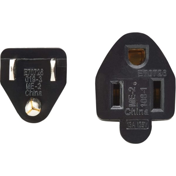 Eaton Tripp Lite Series Power Extension Cord, NEMA 5-15P to NEMA 5-15R - 13A, 120V, 16 AWG, 12 ft. (3.7 m), Black - Image 3