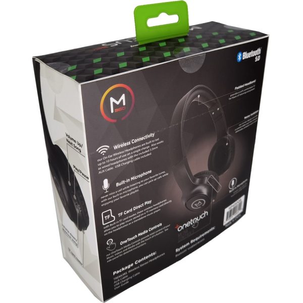 Morpheus 360 Tremors Wireless On-Ear Headphones - Bluetooth 5.0 Headset with Microphone - HP4500B - Image 4