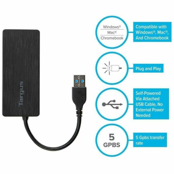 Targus USB 3.0 4-Port Hub - Image 7