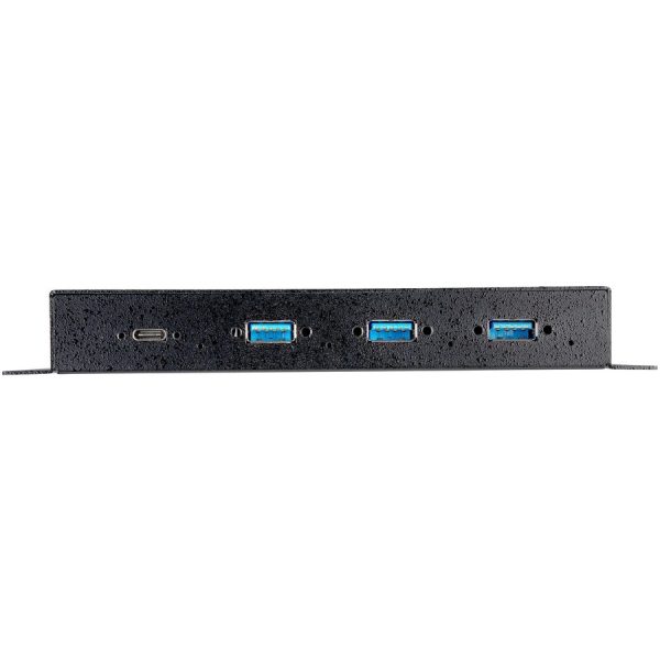 StarTech.com 4 Port USB C Hub 10Gbps - Metal Industrial USB 3.2 Gen 2 Type-C Hub - 3A/1C - USB-C or USB-A Host - Mountable - ESD/Surge - Image 3
