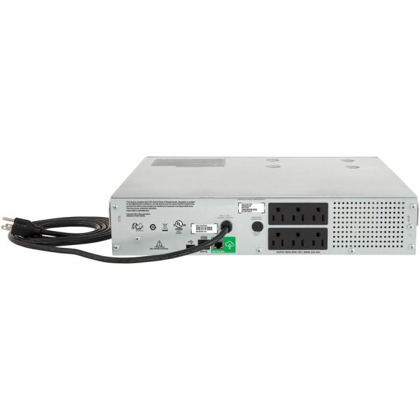 APC Smart-UPS C, Line Interactive, 1000VA, Rackmount 2U, 120V, 6x NEMA 5-15R outlets, SmartConnect port, USB and Serial communication, AVR,Graphic LCD - Image 2