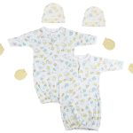 Unisex Newborn Baby 6 Piece Gown Set Nc_0800