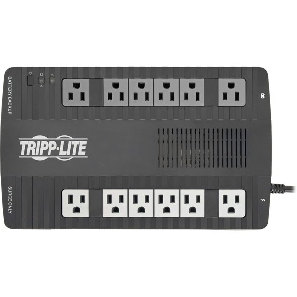 Eaton Tripp Lite Series 750VA 450W Line-Interactive UPS - 12 NEMA 5-15R Outlets, AVR, 120V, 50/60 Hz, USB, Desktop/Wall Mount - Image 3