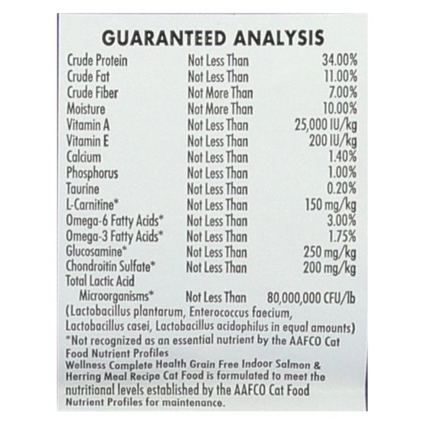 Wellness Pet Products - Cmplt Hlth Meal Salm/hrng - Case of 4 - 5.5 LB - Image 3
