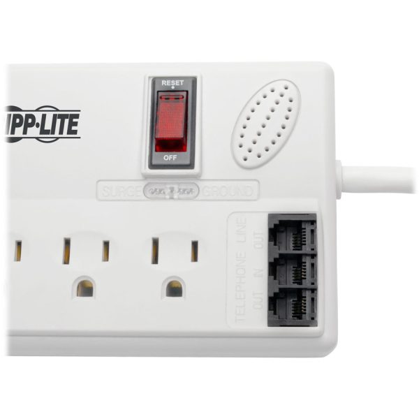 Eaton Tripp Lite Series Protect It! 8-Outlet Computer Surge Protector, 8 ft. (2.43 m) Cord, 3150 Joules, Tel/Modem/Fax Protection, TAA - Image 4