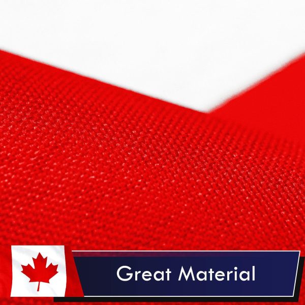 Canada Canadian Flag 3x5 Ft 5-Pack Printed Polyester By G128 - Image 4