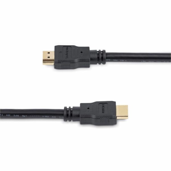 StarTech.com 15ft/4.6m HDMI Cable, 4K High Speed HDMI Cable with Ethernet, Ultra HD 4K 30Hz Video, HDMI 1.4 Cable/HDMI Monitor Cord, Black - Image 3