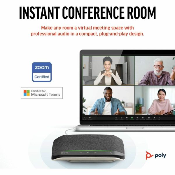 Poly Sync 10 USB-A USB-C Speakerphone - Image 4
